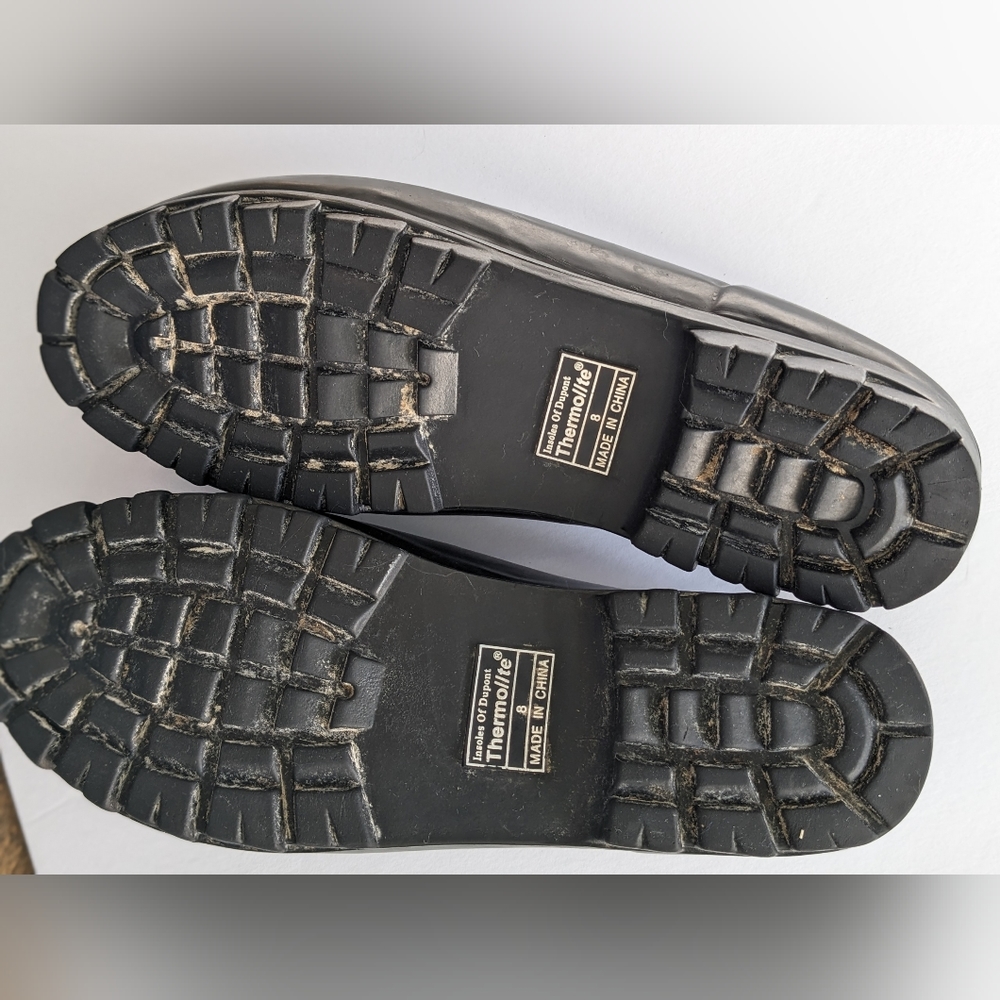 Bay Area Thermolite Rubber Rain Shoes Size 8 - Picture 7 of 7